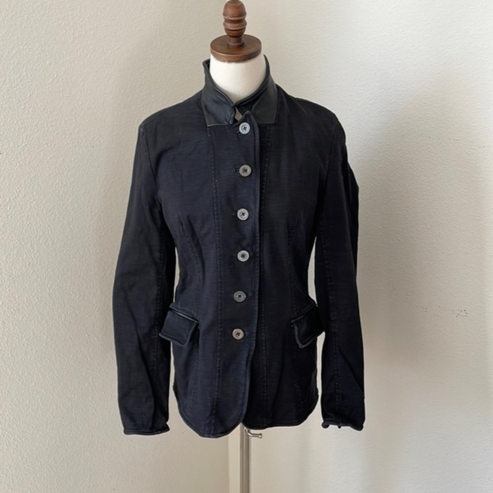 EUC Jakett New York‎ Fitted Blazer Blazer Black Womens SZ S Mixed Medium